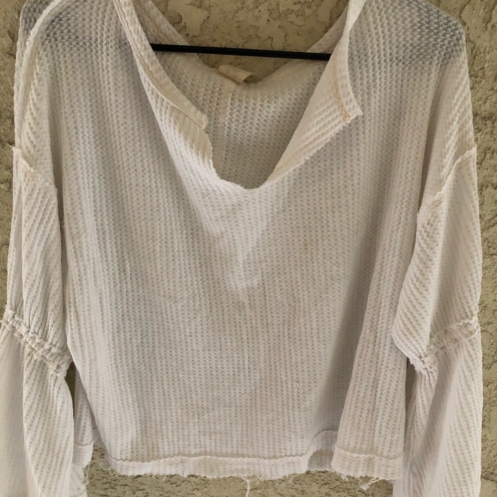 Free people white blouse